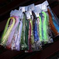 ซื้อในเหรียญเหยื่อปลอม Twisted Flashabou Tinsel Fly ตกปลาผูกคริสตัลแฟลชสำหรับ Jig Hook Shinning เหยื่อล่อปลาทำ