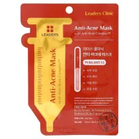 ลีดเดอร์ คลินิค แอนไท-แอคเน่ แผ่นมาส์กหน้าเพื่อดูแลปัญหา 1 แผ่น/Leader Clinic Antai-Acne Mask, 1 sheet to take care of the problem