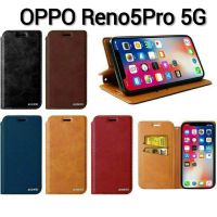 OPPO Reno5 5G/Reno5 4G/Reno5Pro 5G/A15/A15S/Realme C21(พร้อมส่งในไทย)Xunduเคสฝาพับ แบบแม่เหล็กเปิดปิด เก็บนามบัตรได้