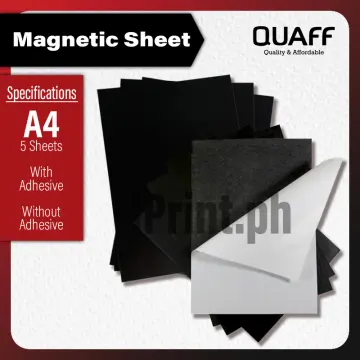 10-100pcs 1mm A4 Magnetic Magnet Sheets Sticky Self Adhesive Craft