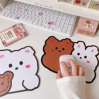 №۩ 23x18 cm Desk Mat Kawaii Cute Bear Bunny Puppy Pads Lovely Ins Style Mouse Pad Non-slip Waterproof Office Home Cup Mat for Girls