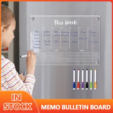 Magnetic Dry Erase Board Calendar Whiteboard Refrigerator Stickers