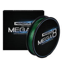 MEREDITH Brand MEGA 8X Fishing Line 300M 8 Strands Braided Fishing Line Multifilament PE Line for ​Carp Fishing Wire