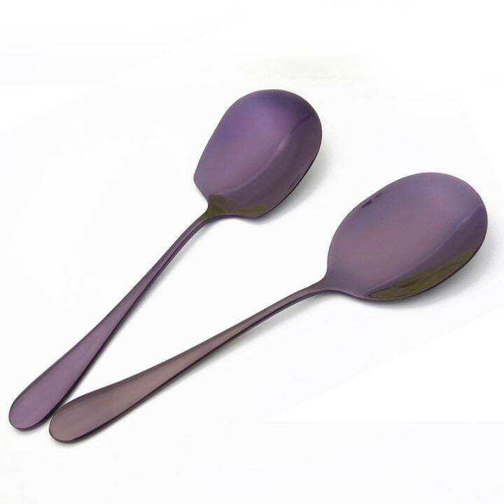 304-stainless-steel-colorful-oversize-serving-spoons-hotel-product-big-rice-spoon-roundless-ice-cream-scoop-salad-spoon-2pcs-set