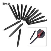 50 Pcs professional Dart Shafts 2BA 48mm Screw Thread Plastic Darts Rod Stems Darts Accessories For Standard 2BA Screw Thread