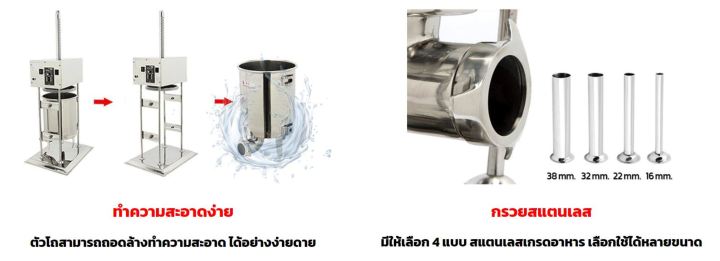 kitchenmall-เครื่องอัดไส้กรอก-เครื่องทำไส้กรอก-แบบไฟฟ้า-รุ่น-15-ลิตร-ผ่อน-0