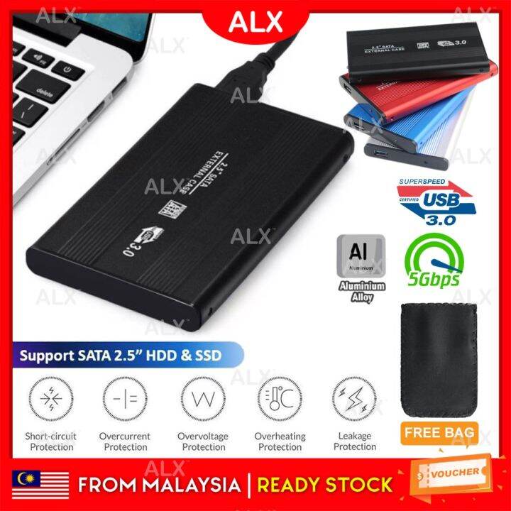 ALX Malaysia Hard Disk Casing 2.5 inch USB 3.0 SATA Hard Drive External