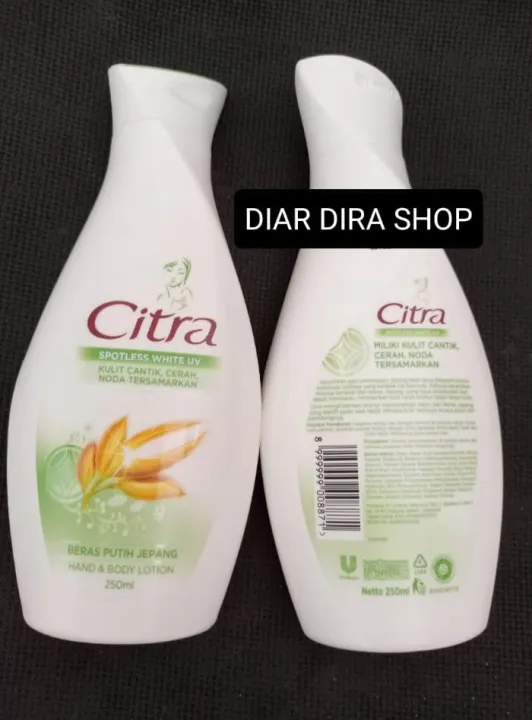 CITRA HAND & BODY LOTION BERAS PUTIH JEPANG 250 Ml Lazada Indonesia