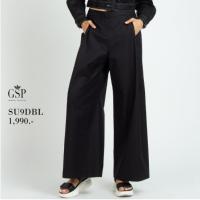 GSP BUSINESS PANTS B&amp;W กางเกง กางเกงขายาวผญ กางเกงขายาว กางเกงทำงาน (SU9DBL)