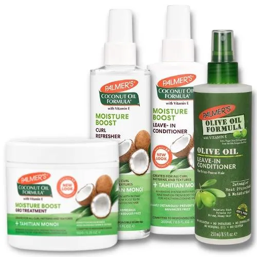 Palmer's Coconut Oil Olive Oil Formula Leave In Conditioner Moisture Boost Curl Refresher Spray