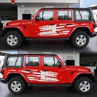 Doordash 2PCS Mountain Adventurers Sticker Suv Car Stickers For Door Edge Graphics Vinyl Decals Jeep Wrangler JK TJ Auto Parts