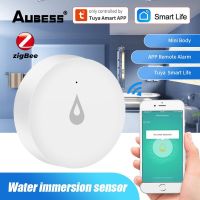 【LZ】◐✢  ZigBee 3.0 Tuya Sensor De Água Smart Life APP Alarme de Ligação Remota Push Para Smart Home Security Protection Detectors