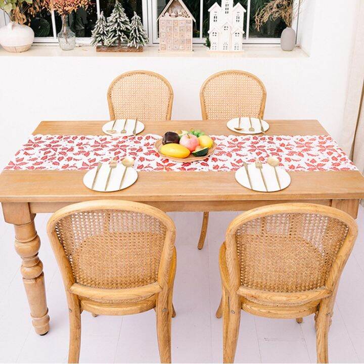 bronzing-christmas-table-runner-star-leaf-snowflake-tablecloth-placemat-with-for-xmas-table-decorations