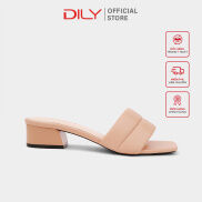 Dép Guốc Mũi Vuông Êm Chân Tôn Dáng DILY Cao 3cm_ AA0305