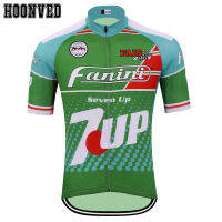 2019 New Go Pro Men Retro 7-up Cycling Jersey Short Sleeves Clothing Summer Triathlon bike Riding sweater manga corta de ciclo