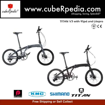 Titan folding bike online price