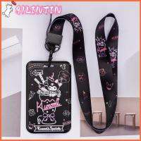 91LINTIN Kawaii สำหรับผู้หญิง รถบัส เครดิตไอดี คุโรมิ พวงกุญแจ กระเป๋าใส่บัตรเกาหลี การควบคุมการเข้าถึงบัตร การ์ดเก็บข้อมูล ซองใส่บัตรลายการ์ตูน