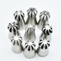 【CC】☄❁  Russian Piping Nozzle 7 Styles Sphere Icing Confectioners Pastry Tips Sugarcraft Decorator Bakeware Tools