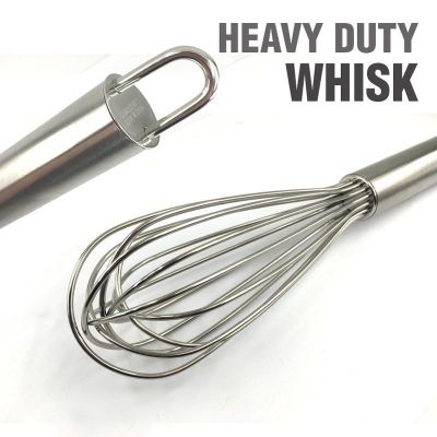 StainLess Steel Whisk 25cm 16 Wires High Class Luxury Style Egg Beater Heavy Duty Whisk Kitchenware Kitchen Tool Cusine Utensil
