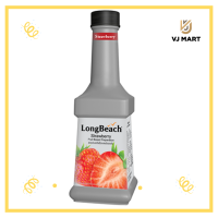 LongBeach ลองบีชเพียวเร่ รสสตอรเบอรรี่ 900 ml