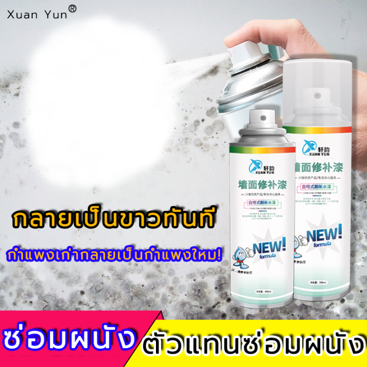 xuan-yun-สีทาภายในห้อง-ไร้แป้ง-แห้งเร็ว-ใช้ซ่อมแซมรา-แป้งไม่หลุดสีทาบ้าน-สีทาห้องนอน-สีทาบ้านในห้อง-ทาสีผนัง-ซ่อมผนัง-สีทาบ้านภายใน-สีกระป๋อง-สีทาภายใน-สีทาบ้านสีขาว-สีทาฝ้าเพดาน-สเปรย์ซ่อมแซมผนังสีขา