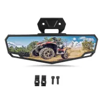 【ซินซู?กระจกมองหลัง UTV,บาร์แบบม้วนติดกระจกมองหลังใช้ได้กับ2020-2023 Polaris RZR มืออาชีพ XP/4อุปกรณ์ตกแต่งรถยนต์