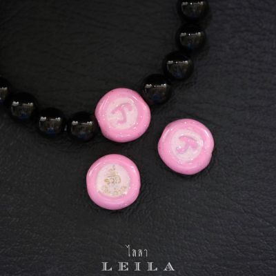 Leila Amulets หัวนะโม รุ่น รวยพันล้าน Baby Leila Collection สีชมพู (พร้อมกำไลหินฟรีตามรูป)