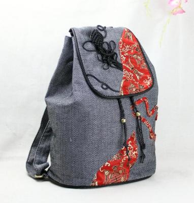 Weaving womens bags national style bags cotton and linen bag necking up shoulder bags