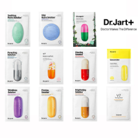 Dr.jart+ Cicapair Tiger Grass Calming/ Ceramidin/ V7 Brightening/ Solution Mask/ Cryo Rubber 5 แผ่น(1 กล่อง)