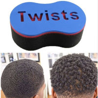 【CW】Hair Sponge Brush Magic Barber Twist Curl Sponge Dreads Locking Afro Coil Comb Tornado Care Tool