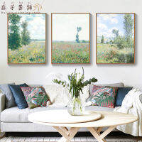 Monet ต้นไซเปรส,ต้นไม้,พืช,ทิวทัศน์,ห้องนั่งเล่น,Triptych,โซฟาสไตล์นอร์ดิก,พื้นหลัง,ผนัง,ภาพสีน้ำมันที่เรียบง่ายที่ทันสมัย,ตกแต่งอิมเพรสชั่นนิสม์,การพิมพ์,0721-A2ผ้าใบวาดภาพ