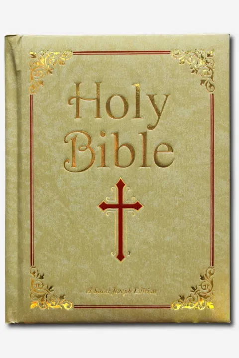 Holy Bible Saint Joseph Family Edition Book - Large Type - Illustrated ...