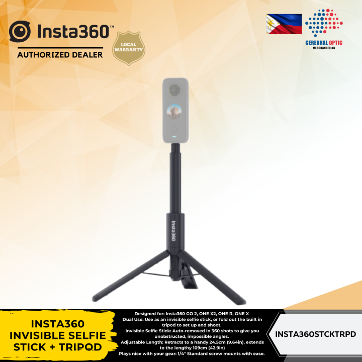 Insta360 2 In 1 Invisible Selfie Stick Tripod One X3 One X2 One R