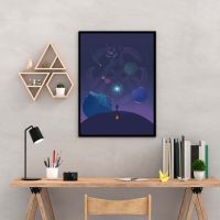 Outer Wilds planets poster design Video Game Poster Art Print Canvas Painting Wall Pictures Living Room Home Decor (No Frame)