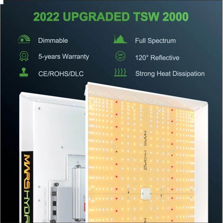 ready-stock-ส่งฟรี-mars-hydro-tsw2000-300w-ไฟปลูกต้นไม้-full-spectrum-with-ir-marshydro-grow-light-ไฟปลูกมีบริการเก็บเงินปลายทาง