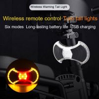 ✓ ZK30 Bicycle Turn Signal Light Wireless Remote Control USB Rechargeable Front Rear Bike Tail Lights Bicycles Outdoors MTB Road