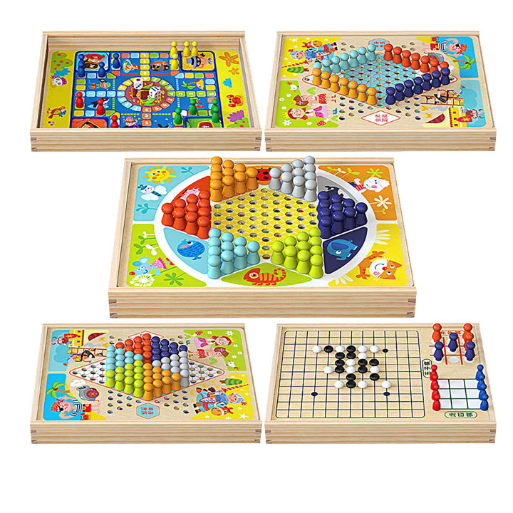 board-game-chess-set-9-in-1-portable-funny-wooden-tabletop-games-flying-chess-chinese-checkers-flying-ludo-board-game-toys