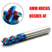 Valueshopping-mal 4mm hrc65 4F สแตนเลสนาโนทังสเตนคาร์ไบด์ end Mill มิลลิ่งตัด