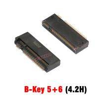 2-10pcs SSD NGFF Slot M.2 Connector Key-B B-KEY 5 6 H3.2 4.2 H Sink 67Pin SSD Interface