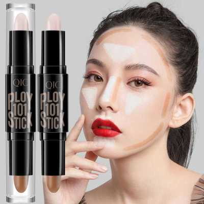 ที่มีคุณภาพสูงมืออาชีพแต่งหน้าฐานครีมรองพื้นสำหรับใบหน้าคอนซีลเลอร์ Contouring สำหรับใบหน้า Bronzer ความงามเครื่องสำอางสตรี ~