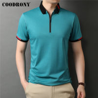 COODRONY Brand High Quality Summer New Arrival Business Casual Short Sleeve Polo-Shirt Men Clothing Fashion Collar Tops C5228S