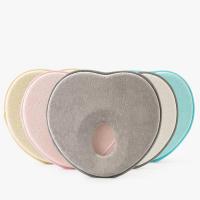 ZZOOI Baby Shaping Sleeping Pillow Head Stereotype Heart Shaped Pillow Soft Memory Foam Headrest Newborn Head Pillow Children Bedding