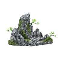 Rockery หินปลอมสำหรับตกแต่ง,เครื่องประดับตู้ปลาหินปลอมทำจากเรซิ่นงานสร้างสรรค์