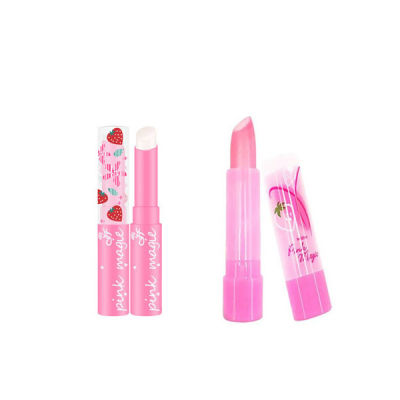 ลิปมัน Mistine Pink magic Vitamin E plus CB 2 มิสทีน พิ้งค์ เมจิก มี 2 สูตร วิตามินอี กับ พลัส ซีบี 2