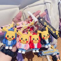 พวงกุญแจโปเกมอน Pikachu การ์ตูน,หุ่นโปเกบอลสำหรับเด็กผู้ชายเด็กผู้หญิงพวงกุญแจพวงกุญแจของเล่นวันเกิดของขวัญคริสต์มาสสำหรับเด็กปี2022