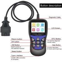 Vehicle Code Reader 12V Automotive Check Engine Light Scanner I/M Readiness Car Diagnostic Scan Tool