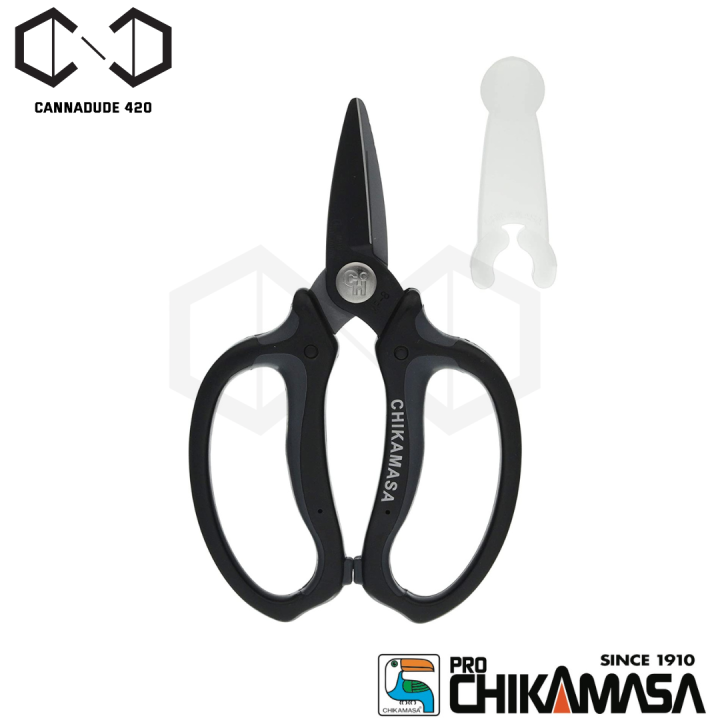 กรรไกร กรรไกรทริม Chikamasa Scissors กรรไกรตัดแต่งดอกไม้ CHIKAMASA รุ่น MF-8000 – Straight Stainless Coated ส่งจากไทย Hand made by made in Japan กรรไกรทริมช่อ กรรไกรตัดกิ่ง
