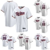 New arrival embroidered jerseys O-O MLB Minnesota Twins Baseball Jersey Shirts Buxton Sano Correa Polanco Kepler Cardigan Jersey Player Version