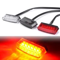 ✢ Mini 12V Motorcycle LED Tail Lights Rear License Plate Light Brake Stop Lamp Emark for Dirt Bike Honda Kawasaki Yamaha Suzuki