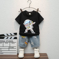 Children Summer Casual Clothes Suit Baby Boys Girls T-Shirt Short Pants 2pcs/sets Kids Infant Coat Toddler Suit 1 2 3 4 5 Years